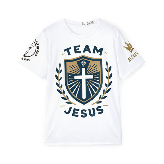 Men's Christian Sports Jersey - Team Jesus, Saints 7, Inspirational Athletic Wear, Motivational Sports Apparel, Faith-Based Jersey