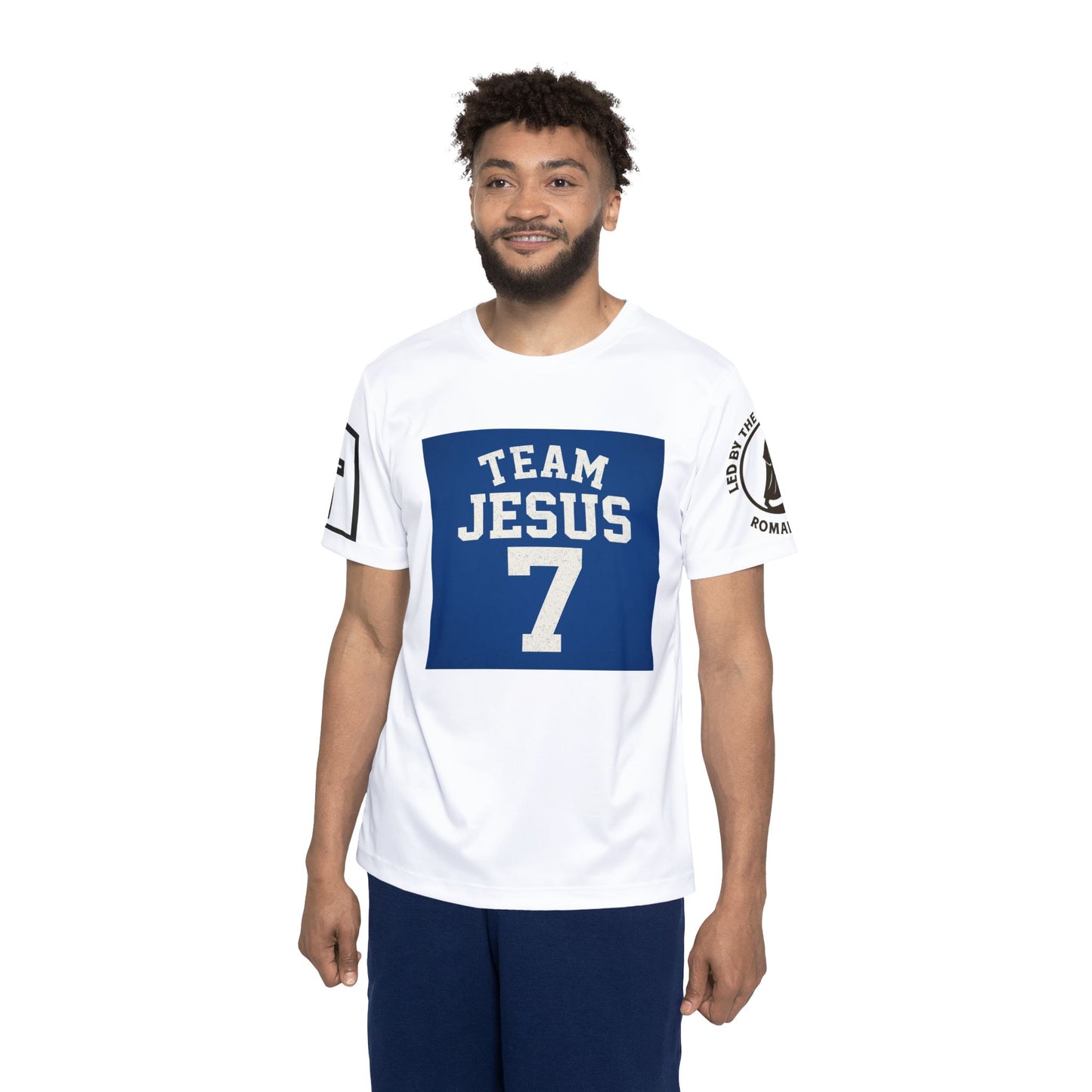 Team Jesus Men's Sports Jersey - Faith Apparel for Game Day, Church Events, Gifts, Basketball, Team Spirit