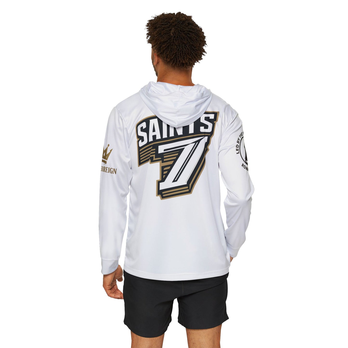 Faith-Inspired Sports Warmup Hoodie for Men - Team Jesus, Casual Wear, Active Lifestyle, Christian Athletes, Gift Idea