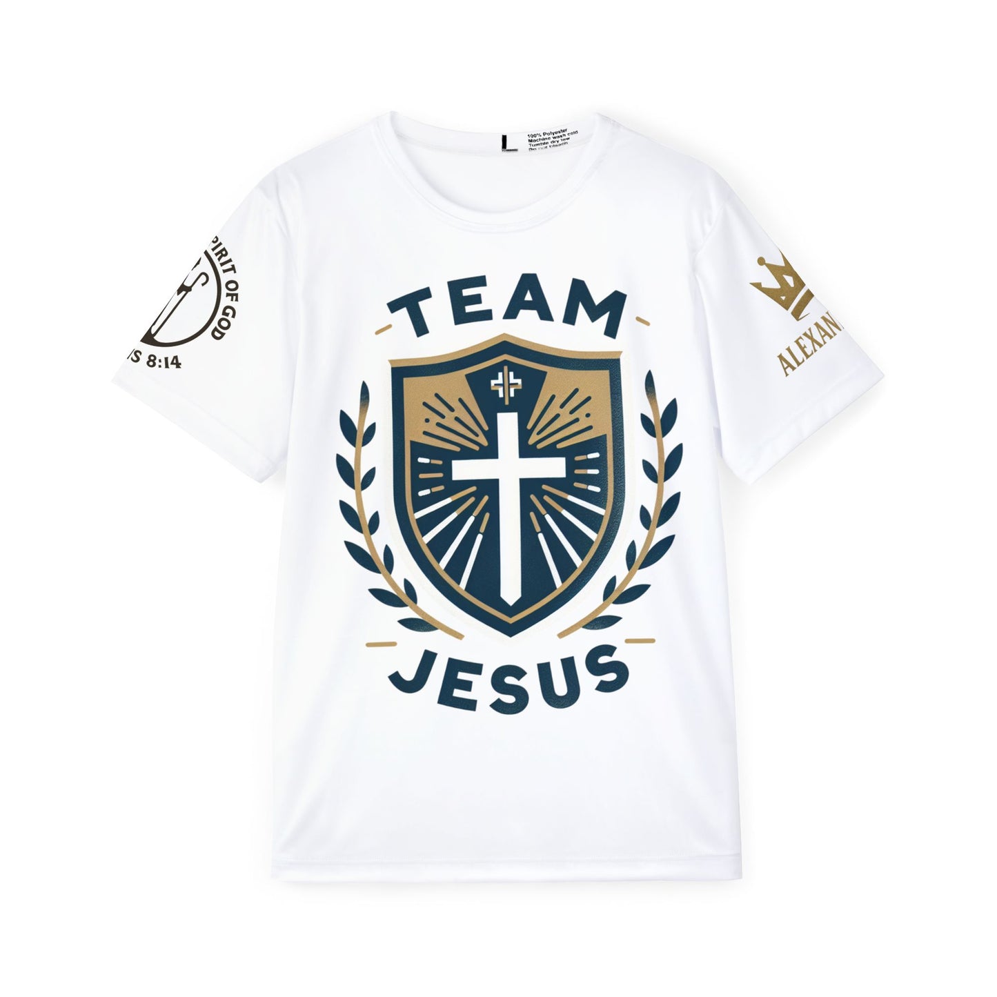 Men's Christian Sports Jersey - Team Jesus, Saints 7, Inspirational Athletic Wear, Motivational Sports Apparel, Faith-Based Jersey