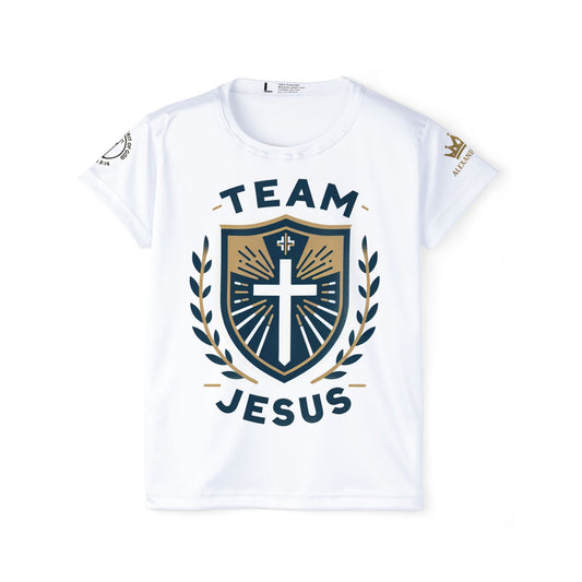 Christian Sports Jersey for Women - Team Jesus Apparel, Gym Wear, Faith-Based Gear, Inspirational Clothing, Religious Activewear